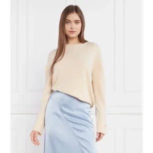 Marc Cain Wełniany sweter | Regular Fit | z dodatkiem kaszmiru - Swetry damskie - miniaturka - grafika 1