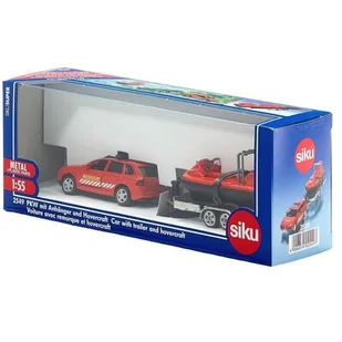 Siku Samochód + przyczepa z poduszkowcem 2549 - Modele do sklejania - miniaturka - grafika 1