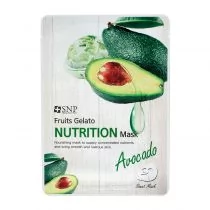 SNP SNP Fruits Gelato Nutrition Mask odżywcza maska w płachcie z ekstraktem z awokado 25ml primavera-8809458840976 - Maseczki do twarzy - miniaturka - grafika 1