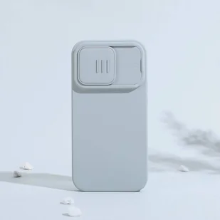 Nillkin CamShield Magnetic Silicone Case etui iPhone 14 Pro magnetyczny MagSafe pokrowiec z osłoną na aparat zielony - Etui i futerały do telefonów - miniaturka - grafika 9