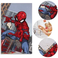 Okrycia kąpielowe dla dzieci - MARVEL Spider-Man BAWEŁNIANY ręcznik dla dzieci, mały ręczniczek do rąk DO PRZEDSZKOLA 30x50 cm OEKO-TEX - miniaturka - grafika 1