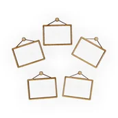 Scrapbooking - EKO-DECO, ramka obrazu do scrapbookingu, 5 sztuk - miniaturka - grafika 1