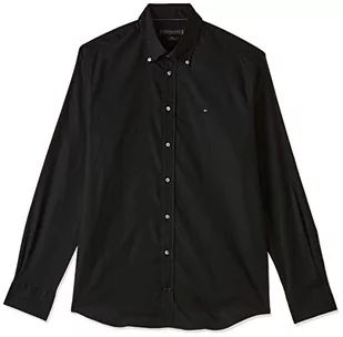 Tommy Hilfiger Męska sukienka koszulowa Cl Flex OXF Rf, Czarny, 40 - Sukienki - miniaturka - grafika 1