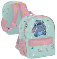Plecaki szkolne i tornistry - Plecak przedszkolny wycieczkowy Disney Lilo i Stitch Miętowo-różowy - miniaturka - grafika 1