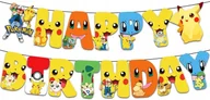Dekoracje sali - Girlanda papierowa Happy Birthday Pokemon - miniaturka - grafika 1