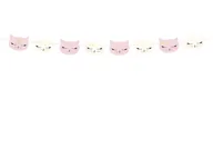 Dekoracje sali - PartyDeco Girlanda "Kotek", 140 cm GL11 - miniaturka - grafika 1