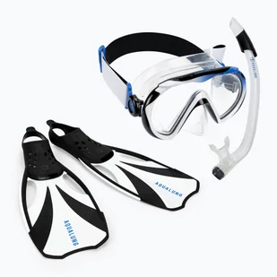Zestaw do snorkelingu Aqualung Compass Set black/white - Maski do nurkowania - miniaturka - grafika 1