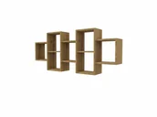 Półki do salonu - Półka wisząca regał dąb artisan Aneta - miniaturka - grafika 1