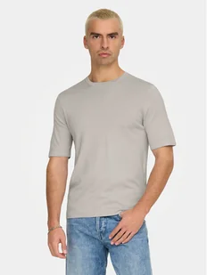 Only & Sons T-Shirt Wyler 22022928 Beżowy Regular Fit - Koszulki męskie - miniaturka - grafika 1