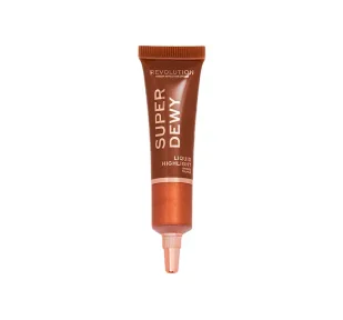 MAKEUP REVOLUTION SUPERDEWY LIQUID HIGHLIGHTER PŁYNNY ROZŚWIETLACZ DO TWARZY BRONZE TRUFFLE 15ML - Rozświetlacze do twarzy i ciała - miniaturka - grafika 1