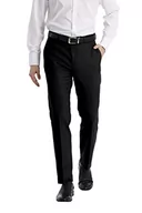 Spodenki męskie - Calvin Klein Męskie spodnie o kroju slim fit, Czarny, 38W x 32L - miniaturka - grafika 1
