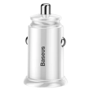 Baseus Baseus Circular inteligentna ładowarka samochodowa 2x USB QC3.0 Quick Charge 3.0 SCP AFC 30W biały (CCALL-YD02) hurtel-46979-0 - Ładowarki samochodowe - miniaturka - grafika 15