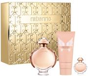 Zestawy kosmetyków damskich - Zestaw Paco Rabanne Olympea Woda perfumowana 80 ml + Woda perfumowana 6 ml + Balsam do ciała 100 ml (3349668624614) - miniaturka - grafika 1