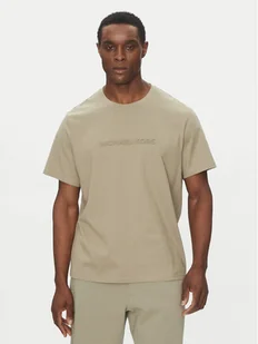 Michael Kors T-Shirt CF4529H1V2 Beżowy Regular Fit - Koszulki męskie - miniaturka - grafika 1