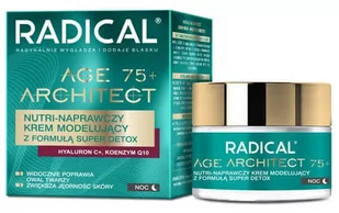 Radical RADICAL AGE ARCHITECT 75+ NUTRI-NAPRAWCZY KREM MODELUJĄCY Z FORMUŁĄ SUPER DETOX NA NOC 50ml RTW0013 - Kremy do twarzy - miniaturka - grafika 1