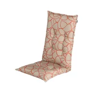 Poduszki ogrodowe - Beżowo-pomarańczowa poduszka na krzesło ogrodowe Hartman Pearl, 123x50 cm - miniaturka - grafika 1