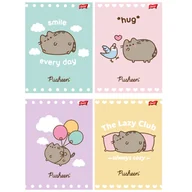 Zeszyty szkolne - 4 X ZESZYT A5, 32 KARTKI, KRATKA, PUSHEEN KOTEK KOT - miniaturka - grafika 1