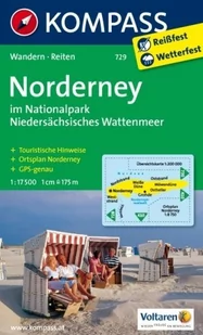 Kompass Norderney, 1:17 500 - Atlasy i mapy - miniaturka - grafika 1