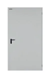 Drzwi techniczne Technical 40 100 cm, uniwersalne, RAL 7035 - Drzwi zewnętrzne - miniaturka - grafika 1