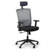 Fotele i krzesła biurowe - B2B Partner Krzesło biurowe Felix, szary 407007 - miniaturka - grafika 1