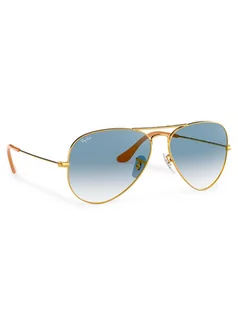 Okulary przeciwsłoneczne - Aviator Ray-Ban Okulary przeciwsłoneczne Large Metal 0RB3025 001/3F Złoty - grafika 1