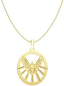 Biżuteria religijna - Złoty Naszyjnik na Bierzmowanie Dary Ducha Świętego Srebro 925 GRAWER - miniaturka - grafika 1