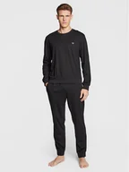 Piżamy męskie - Emporio Armani Underwear Piżama 111928 2F561 00020 Czarny Regular Fit - miniaturka - grafika 1