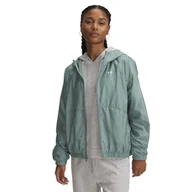 Kurtki damskie - Damska kurtka treningowa Under Armour UA Rival Sport Windbreaker Jkt - zielona - miniaturka - grafika 1