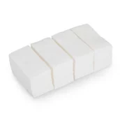 Kosmetyczne akcesoria jednorazowe - Perforowane waciki bezpyłowe do paznokci AlleMed 10x5 cm 500 szt - miniaturka - grafika 1