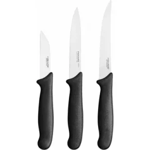 Fiskars Zestaw 3 noży do warzyw essential - Noże kuchenne - miniaturka - grafika 1