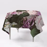 Obrusy i serwetki - Kolorowe gładkie obrusy do ogrodu Barokowe kwiaty, Fabricsy - miniaturka - grafika 1