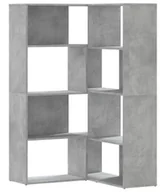 Regały - Nowoczesny otwarty regał narożnikowy beton T4-P66 - miniaturka - grafika 1