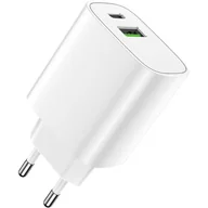 Ładowarki do telefonów - Ładowarka sieciowa FOREVER LS-04 20W Biały - miniaturka - grafika 1