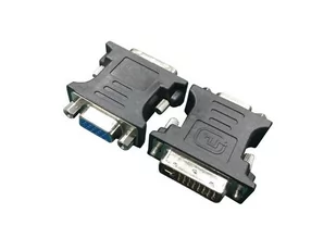 Gembird Adapter DVI-I(M)(24+5)->VGA(15F) czarny A-DVI-VGA-BK - Adaptery i przejściówki - miniaturka - grafika 3