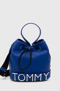 Torebki damskie - Tommy Jeans worek kolor niebieski - miniaturka - grafika 1