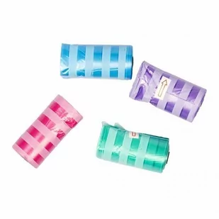 Duvo+ Worki Na Odchody 4 Rolki x20 szt w Paski - Woreczki na psie odchody Duvo+ Worki Na Odchody 4 Rolki x20 szt w Paski - Woreczki na psie odchody - miniaturka - grafika 1
