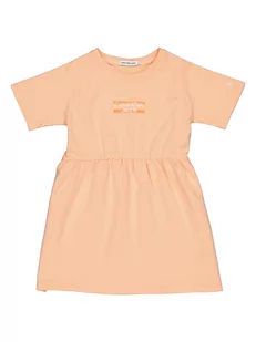Calvin Klein Sukienka w kolorze pomarańczowym - Sukienki - miniaturka - grafika 1
