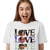 Koszulki męskie - KOSZULKA BIAŁY STYLOWA MODNA DLA FANKI TIMOTHEE CHALAMET ROZMIAR - L WZORY - miniaturka - grafika 1