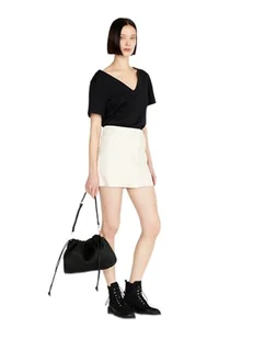 Sisley T-shirt damski, czarny 100, XS - Koszulki i topy damskie - miniaturka - grafika 1