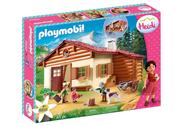 Figurki dla dzieci - Playmobil Heidi z dziadkiem w górskiej chacie - miniaturka - grafika 1