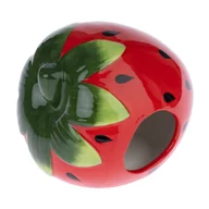 Akcesoria dla gryzoni - TIAKI Ceramiczny domek dla chomików i myszy, truskawka - Dł. x szer. x wys.: 15 x 15 x 10 cm - miniaturka - grafika 1