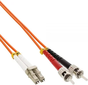 InLine Patchcord światłowodowy LC/ST, 50/125µm OM2 2m 88502 - Kable światłowodowe - miniaturka - grafika 1