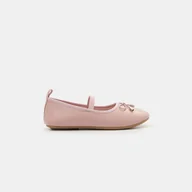 Buty dla dziewczynek - Sinsay - Balerinki - Różowy - miniaturka - grafika 1