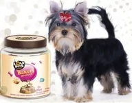 Przysmaki dla psów - Lolo Pets Classic Classic Ciastka Kości mini mix w słoikach 300g - miniaturka - grafika 1