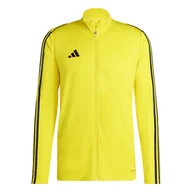 Bluzy sportowe męskie - Męska Bluza ADIDAS TIRO23 L TR JKT IC7876 – Żółty - miniaturka - grafika 1