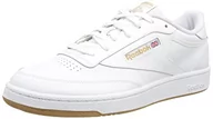 Sneakersy damskie - Reebok Męskie sneakersy Club C 85, FTWR białe/prawdziwe beżowe Lee 3, 4,5 UK, Ftwr biały prawdziwy beżowy Reebok Lee 3, 36.5 EU - miniaturka - grafika 1