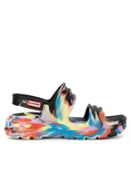 Sandały damskie - Hunter Sandały WFD4038EVA-BLK Kolorowy - miniaturka - grafika 1