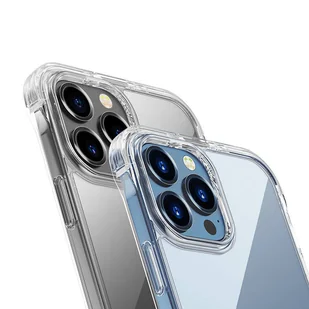Joyroom Magnetic Defender magnetyczne etui do iPhone 13 Pro pancerny pokrowiec z haczykami podstawką przezroczysty (kompatybilne z MagSafe) - Etui i futerały do telefonów - miniaturka - grafika 7