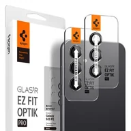 Szkła hartowane na telefon - Szkło hartowane na obiektyw SPIGEN Optik.Tr Ez Fit do Samsung Galaxy S23 FE Czarny (2 szt.) - miniaturka - grafika 1