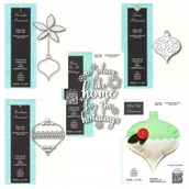 Scrapbooking - ZESTAW świątecznych wykrojników do papieru - Memory Box - miniaturka - grafika 1